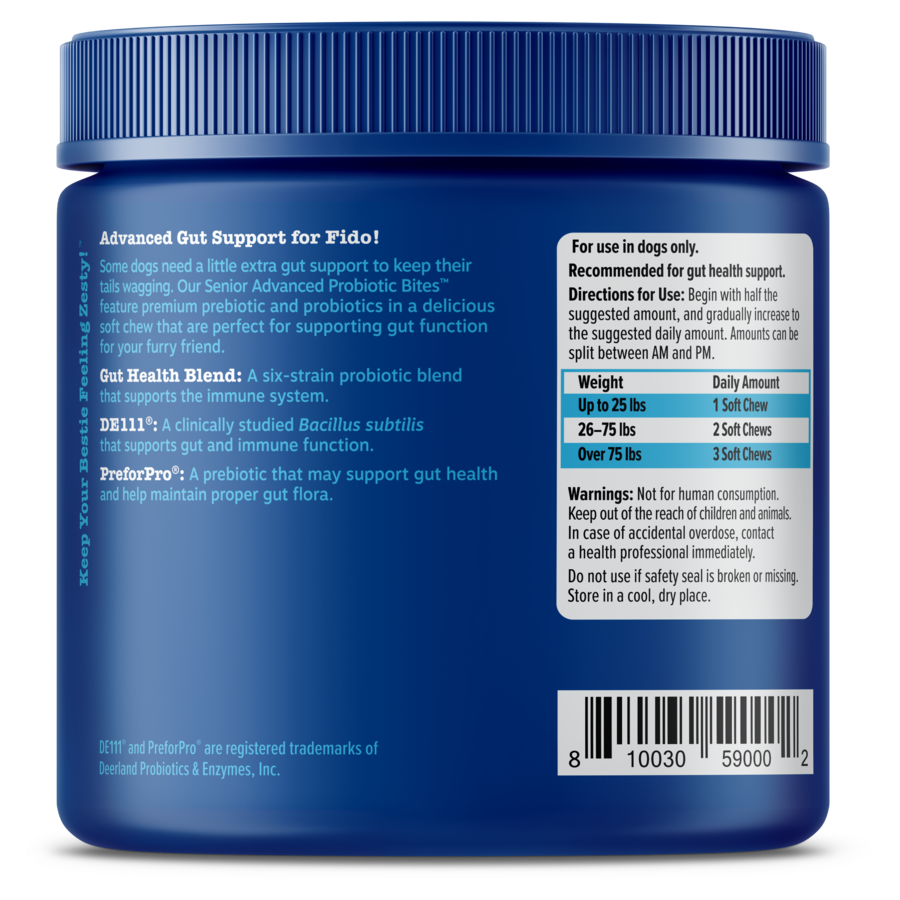 Senior Advanced Probiotic Bites™ for Senior Dogs