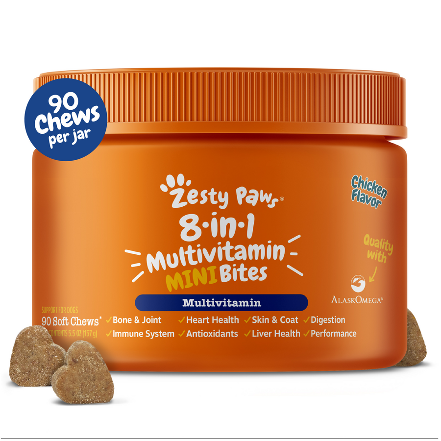 8-in-1 Multivitamin Mini Bites for Small Dogs