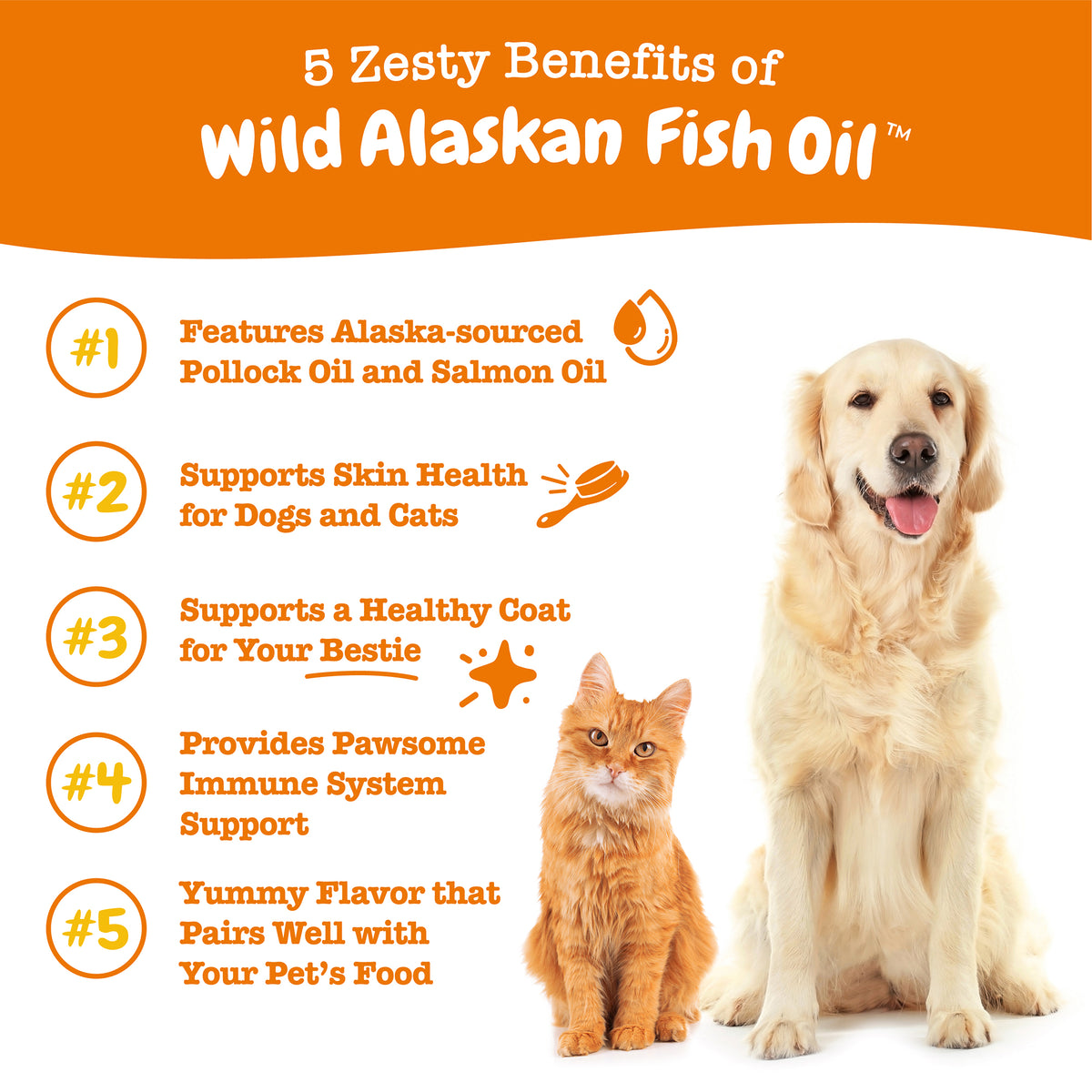 Wild Alaskan Fish Oil for Dogs & Cats