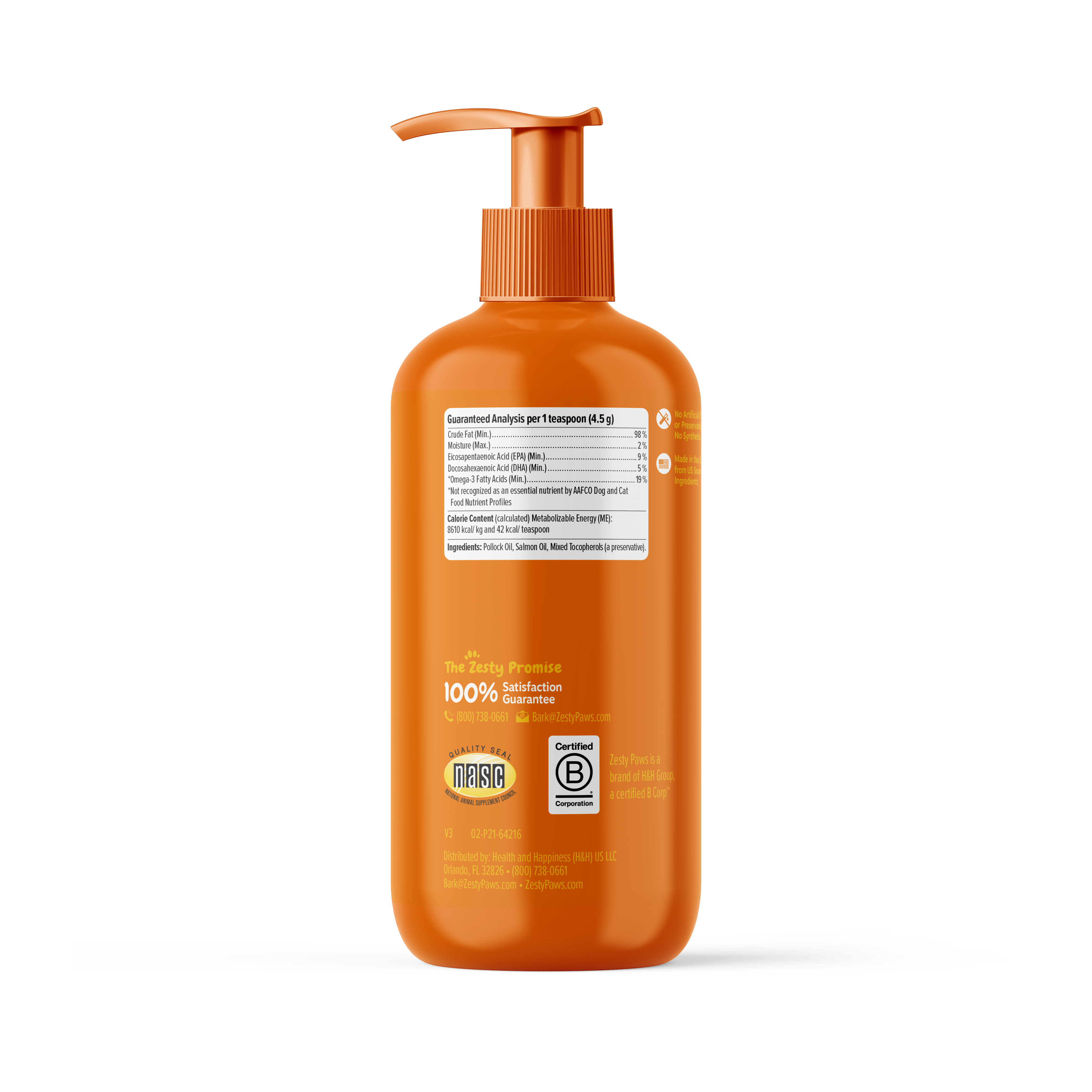 Wild Alaskan Omega-3 Blend Salmon Oil for Dogs & Cats