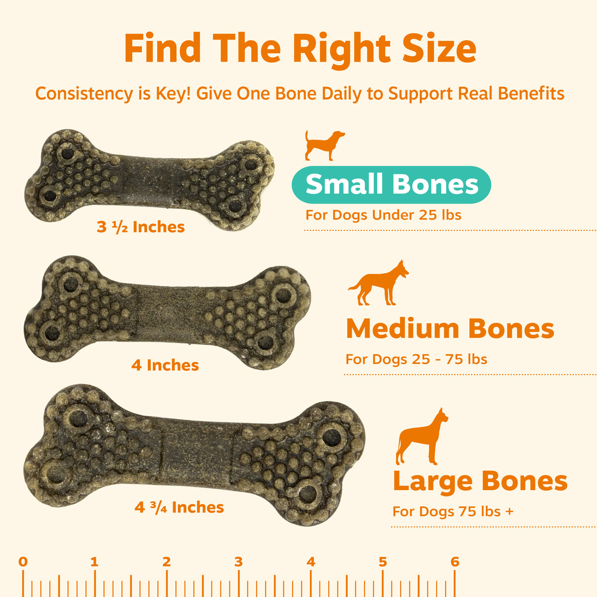 Dental Bones 2.0 for Small Sized Dogs