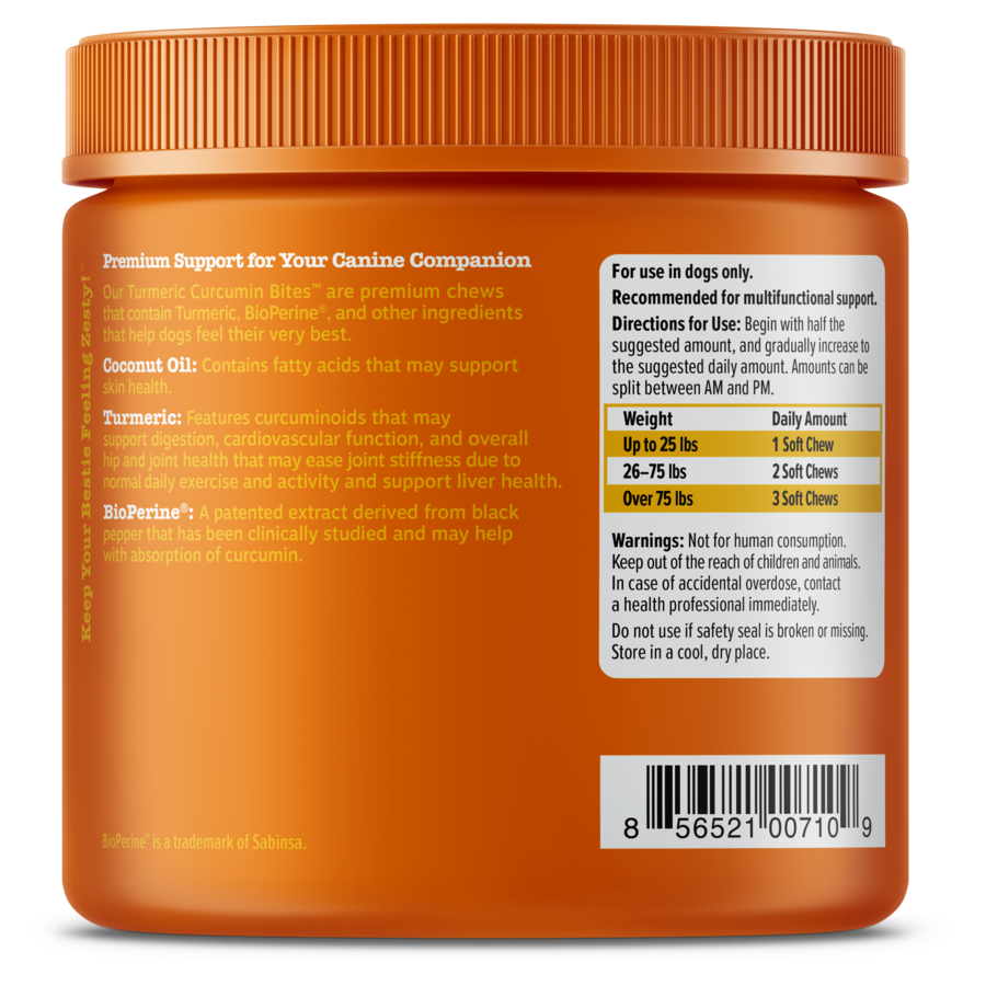 Turmeric Curcumin Bites™ for Dogs