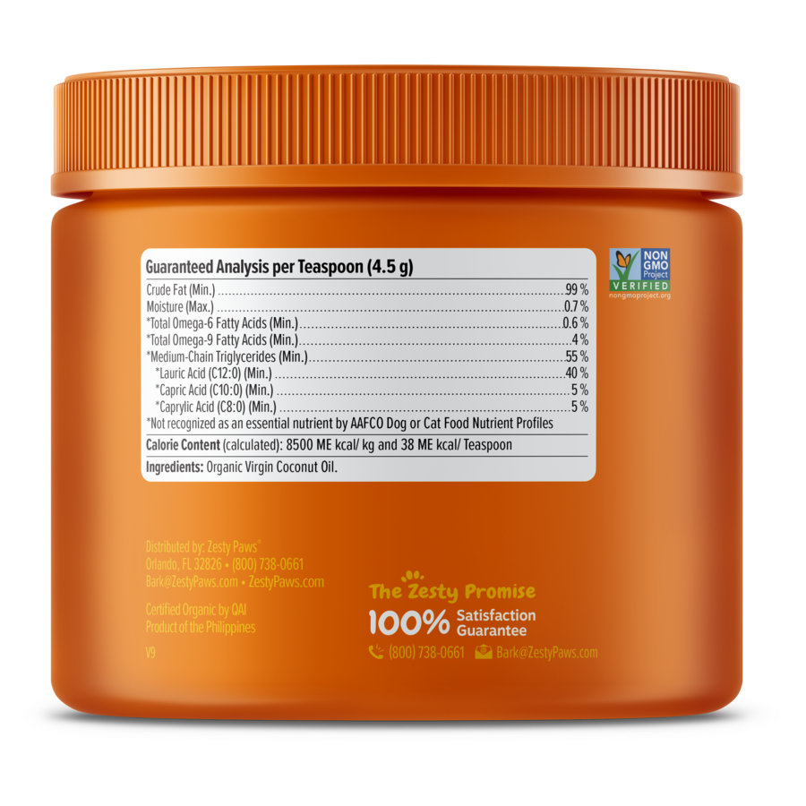 Organic Coconut Oil for Dogs