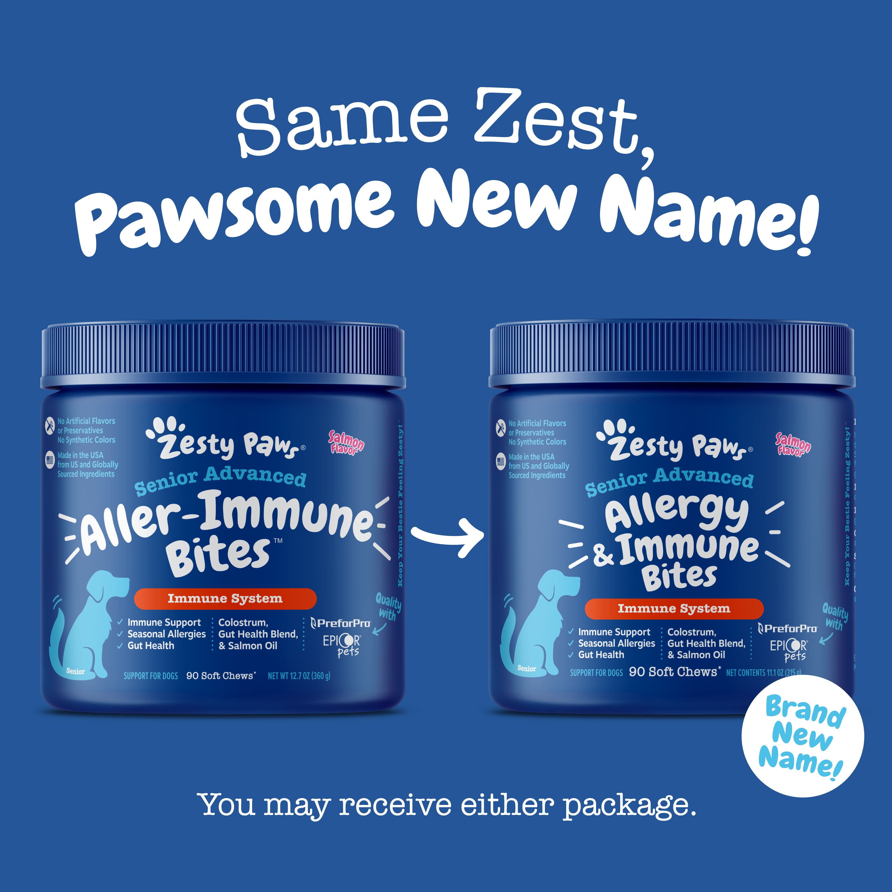 Senior Advanced Allergy & Immune Bites for Senior Dogs