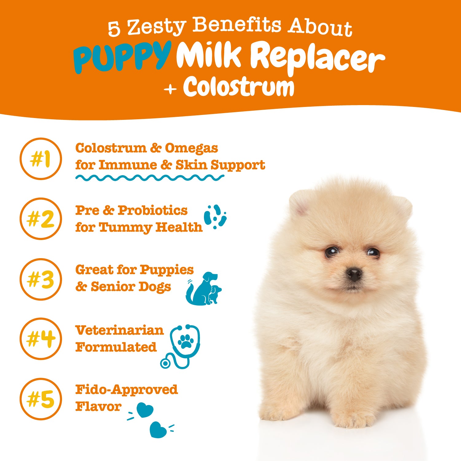 Puppy Milk Replacer + Colostrum