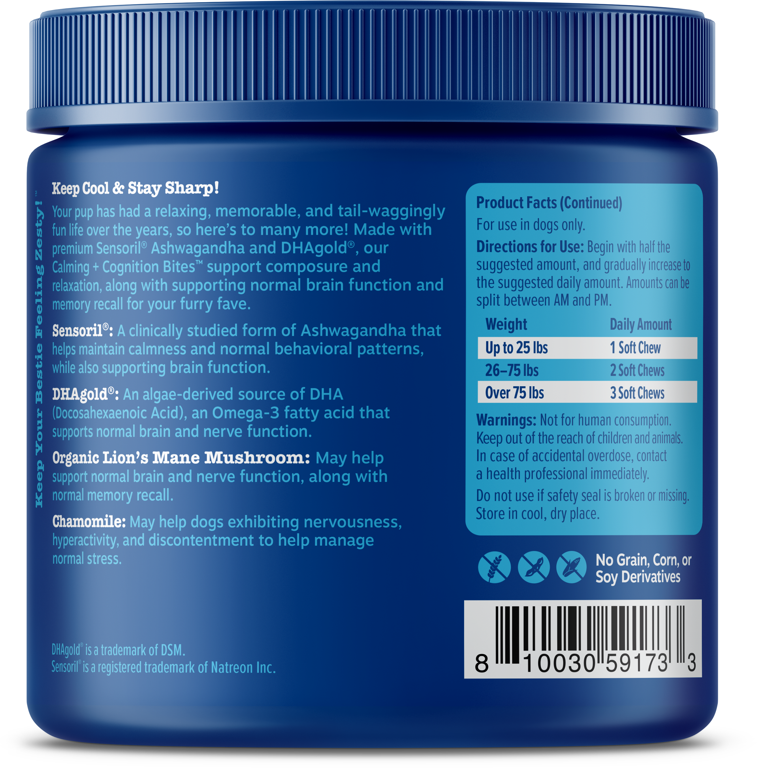 Senior Advanced Calming & Cognition Bites™ for Dogs