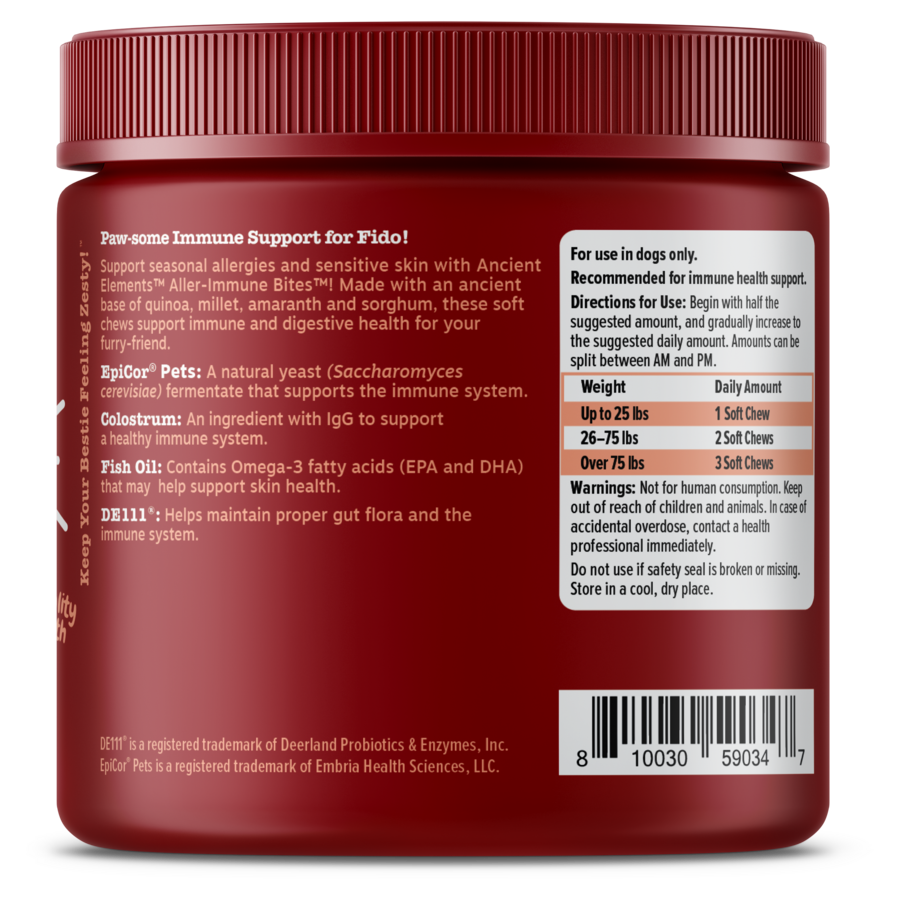 Ancient Elements™ Aller-Immune Bites™ for Dogs