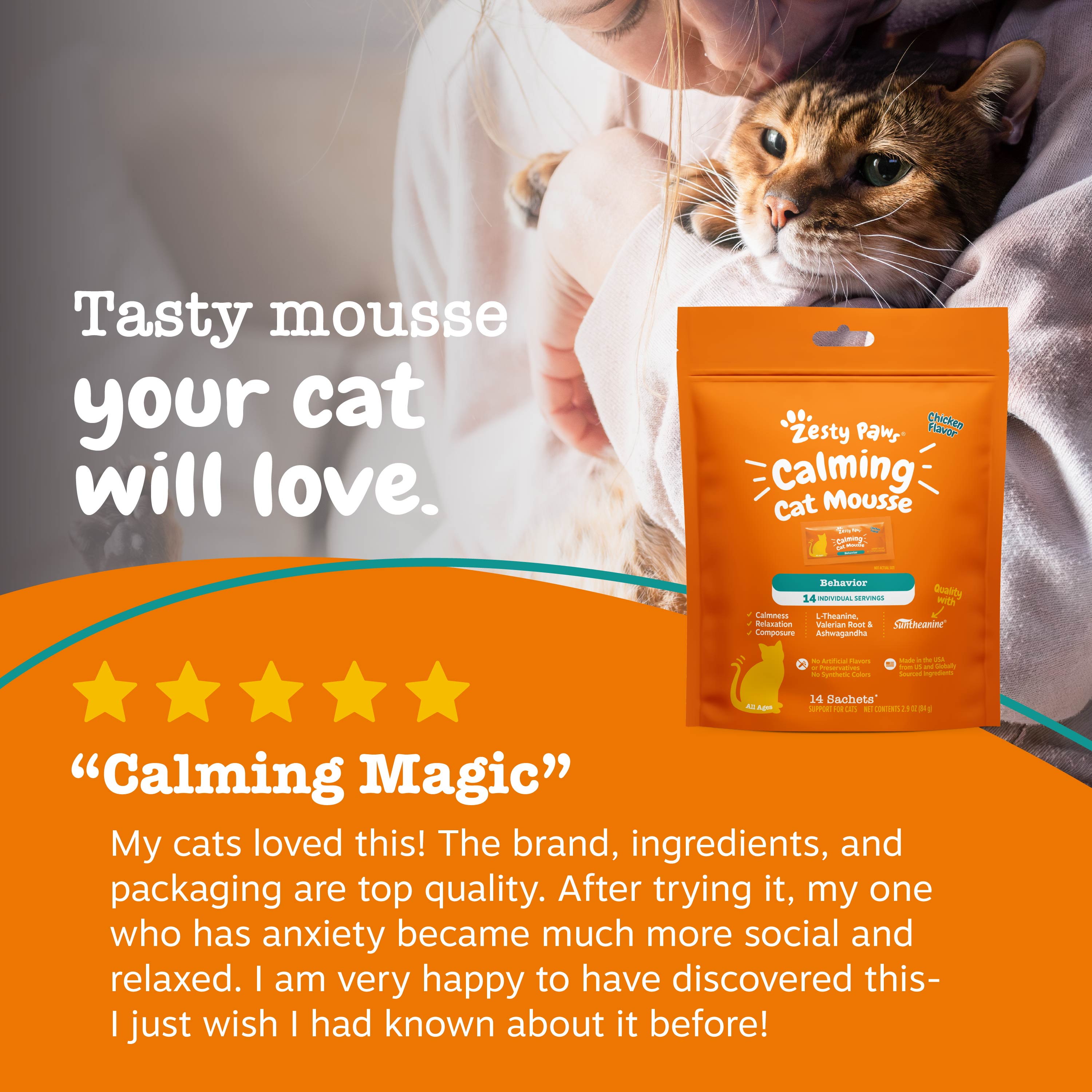 Diffuser Starter Kit + Calming Mousse | Bundle for Cats