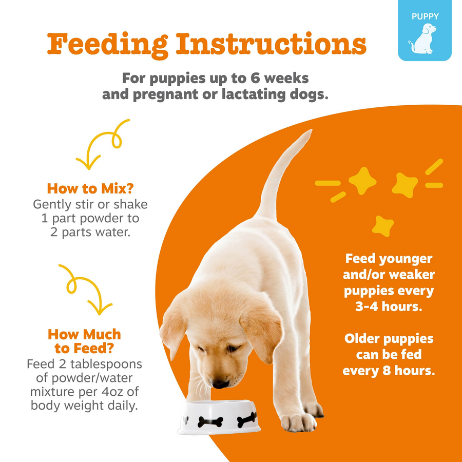 Puppy Milk Replacer + Colostrum