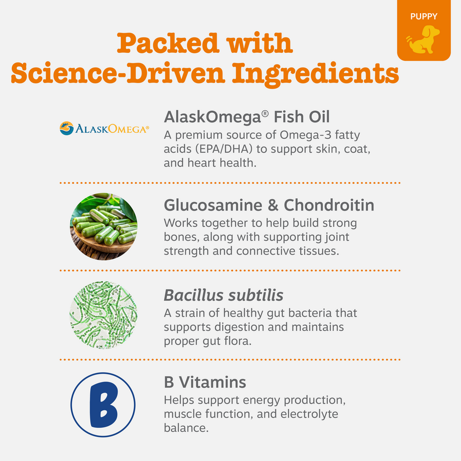 8-in-1 Multivitamin Bites for Puppies