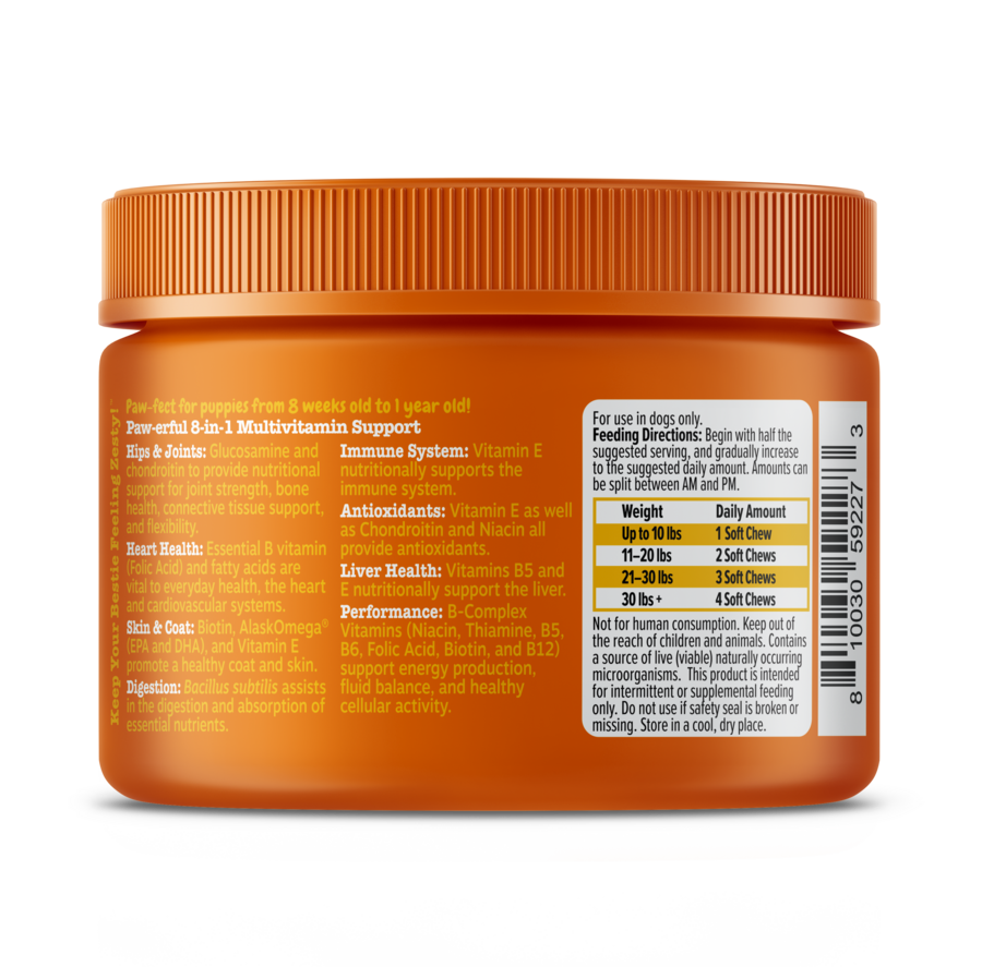 8-in-1 Multivitamin Bites for Puppies