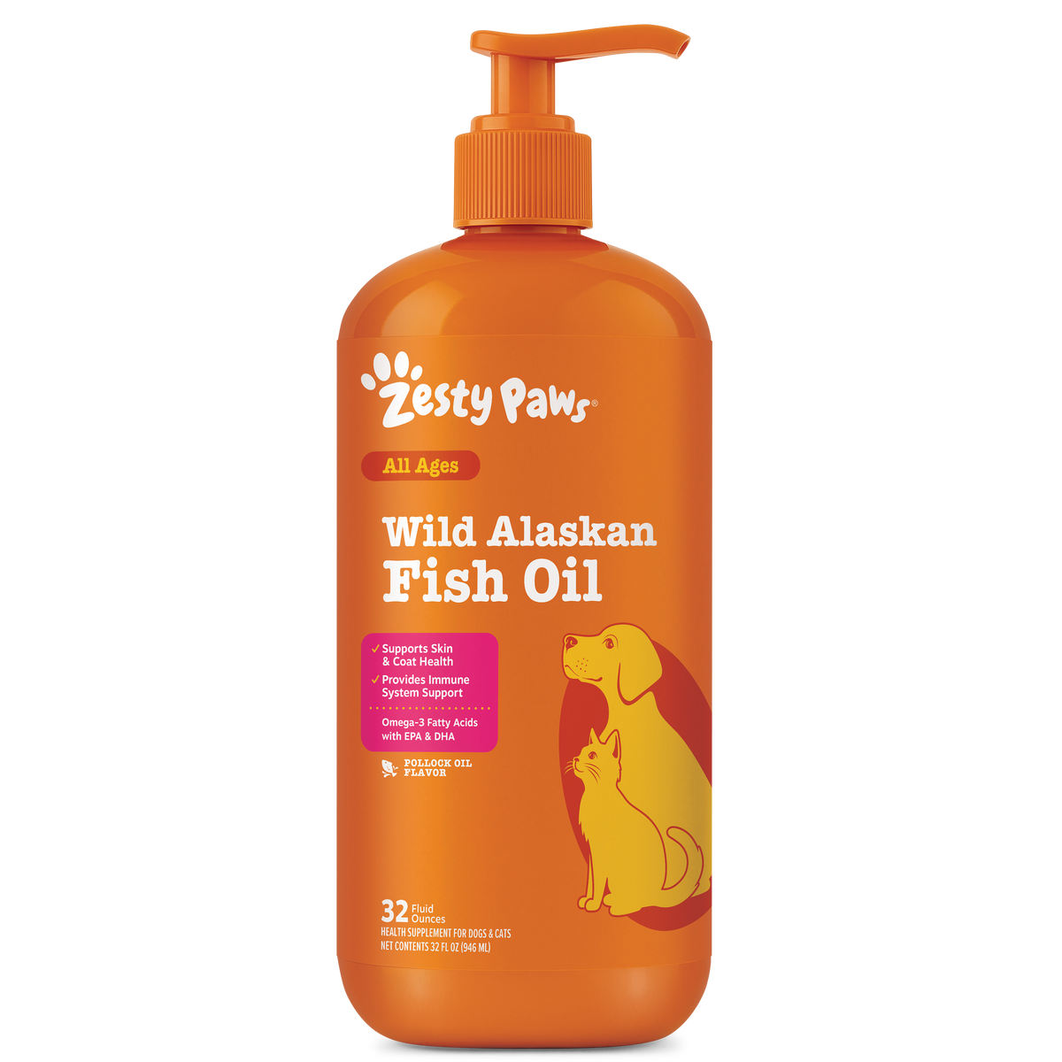 Wild Alaskan Fish Oil for Dogs & Cats