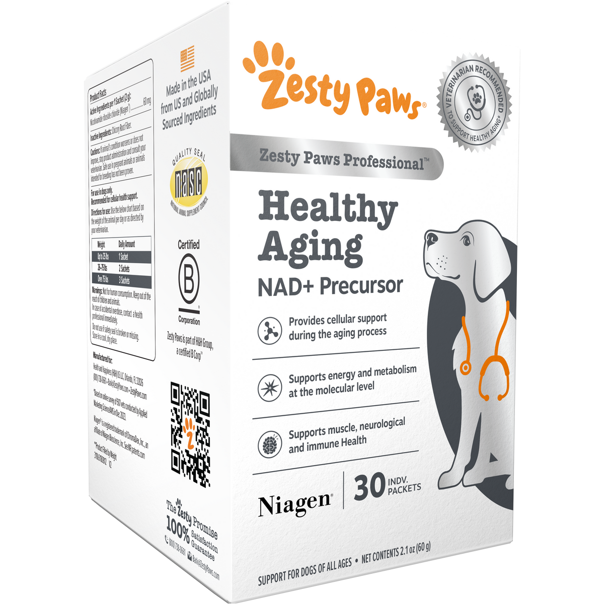Healthy Aging NAD+ Precursor Powder for Dogs