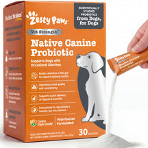 Pack Shot of Native Canine Probiotics from Zesty Paws