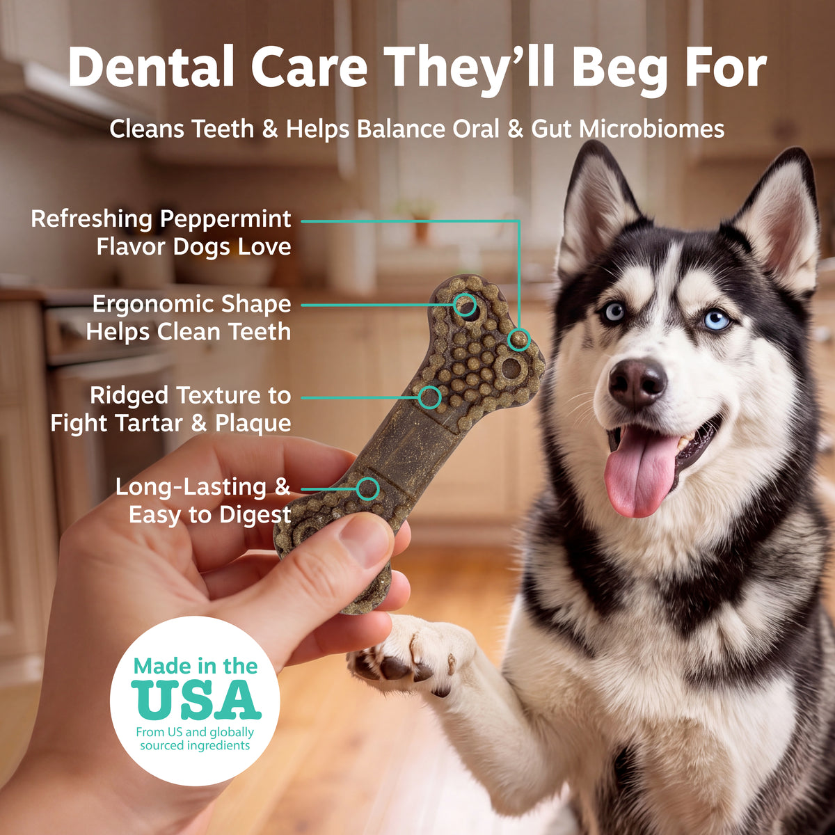 Dental Bones 2.0 for Large Sized Dogs