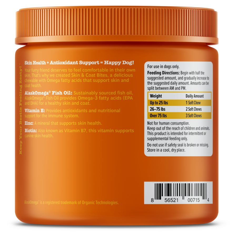 Skin & Coat Bites for Dogs