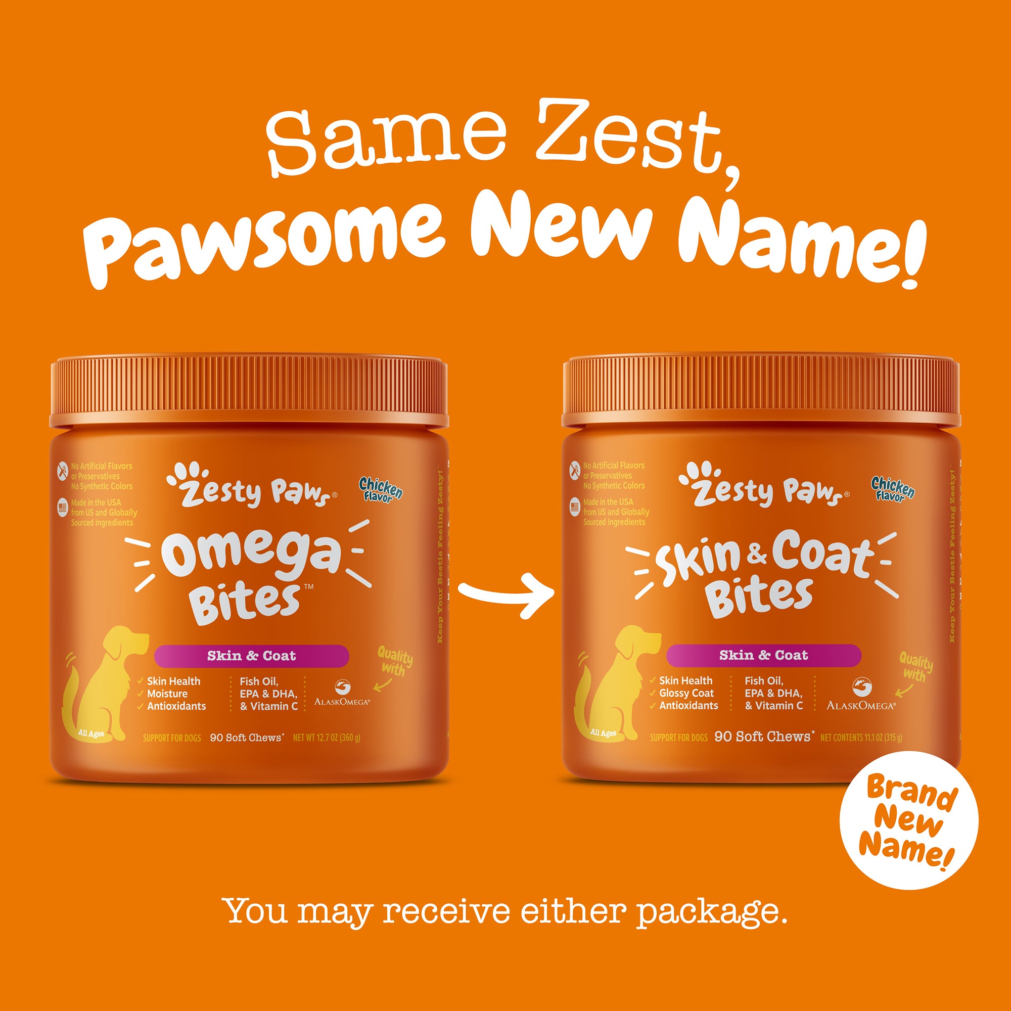 Skin & Coat Bites for Dogs