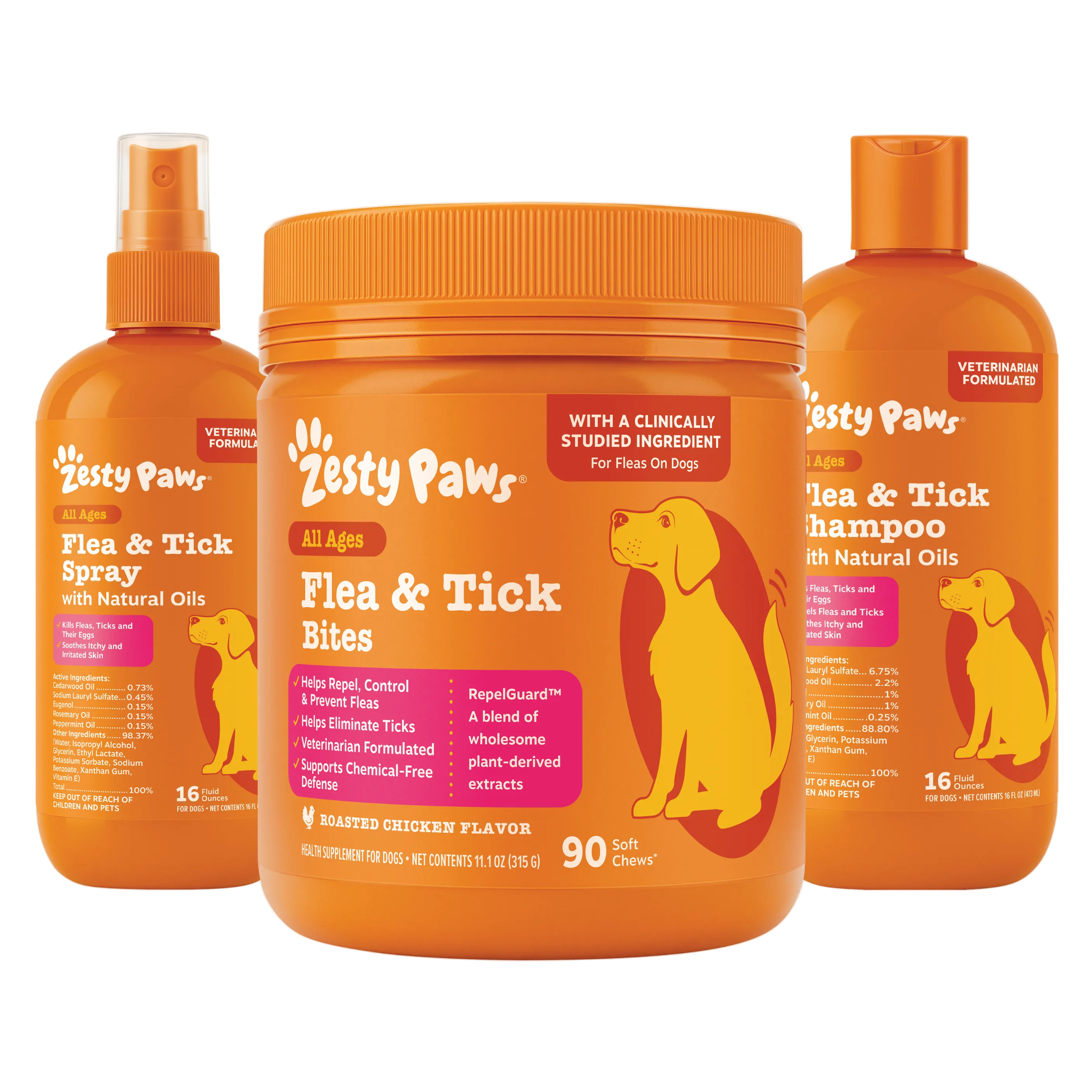 The Flea & Tick Trio | Bundle for Dogs