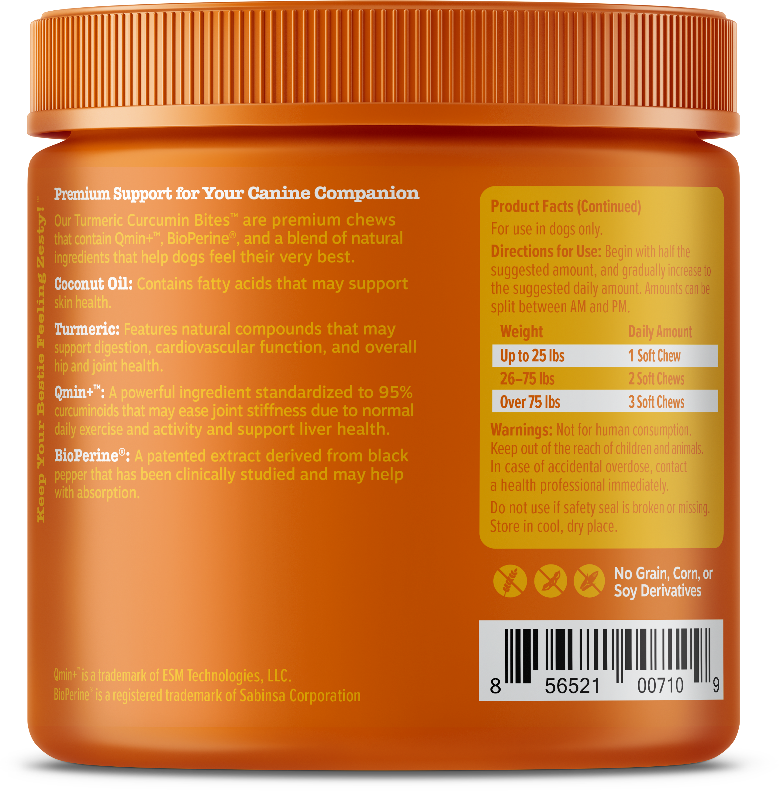 Turmeric Curcumin Bites™ for Dogs
